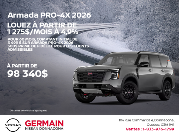 Obtenez la Armada 2026 !