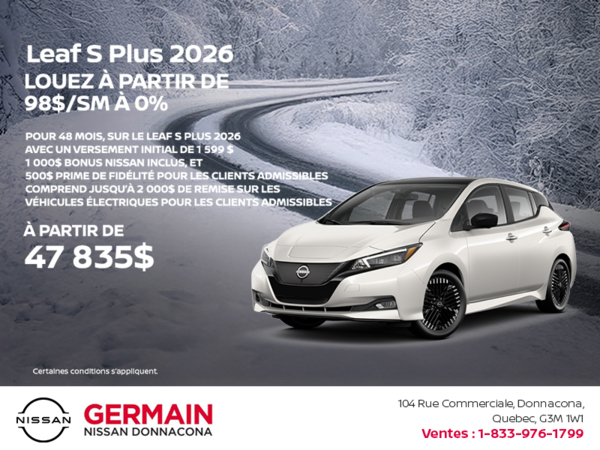 Obtenez le Leaf 2026 !