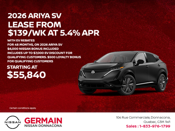 Get the 2026 Ariya Today!