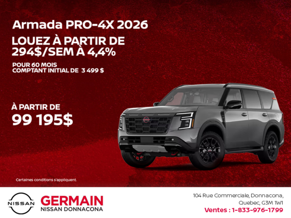 Obtenez la Armada 2026 !