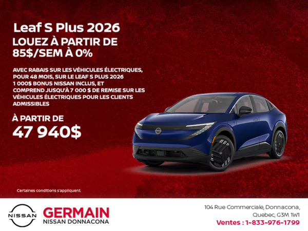 Obtenez la Leaf 2026 !