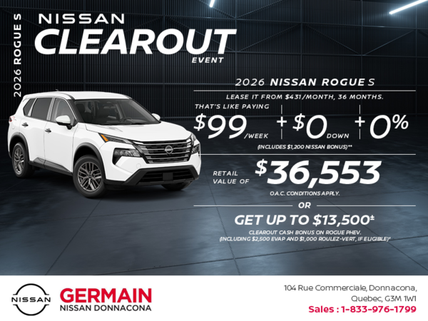 Get the 2026 Rogue S!