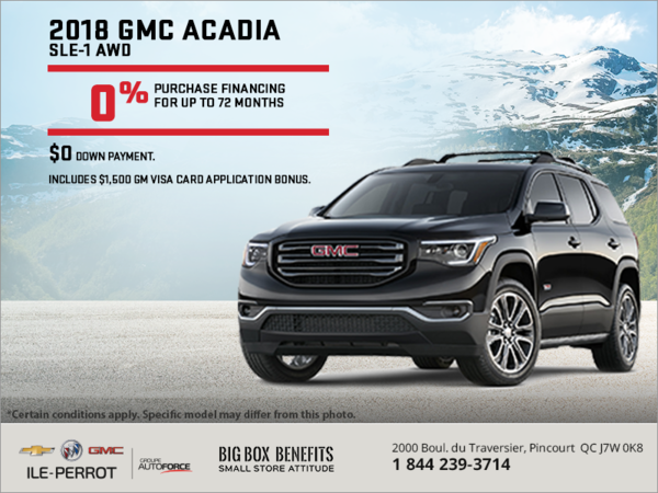 Finance the 2018 Acadia!