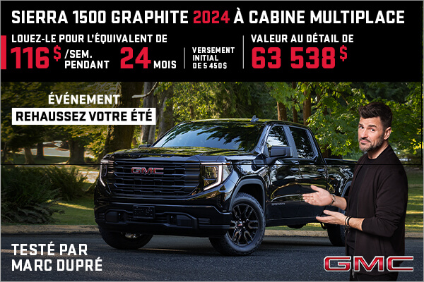 Le GMC Sierra 1500 Graphite 2024