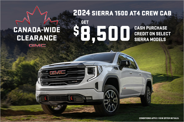 The 2024 GMC Sierra 1500 AT4