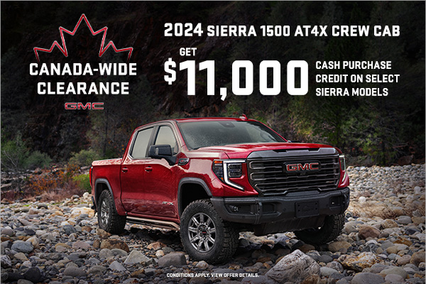 The 2024 GMC Sierra 1500 AT4X Crew Cab