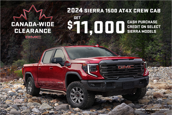 The 2024 GMC Sierra 1500 ATX