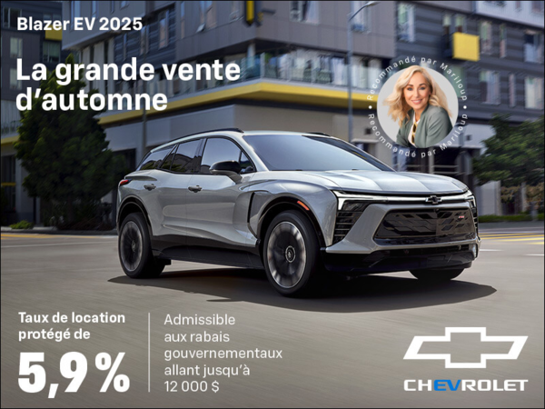 Procurez-vous le Chevrolet Blazer EV 2025