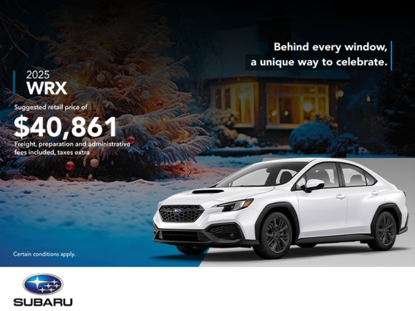 Get the 2025 WRX today!