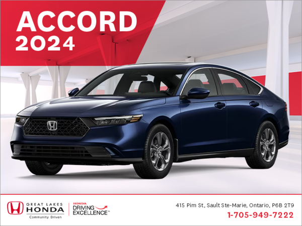 Obtenez le Honda Accord 2024 !