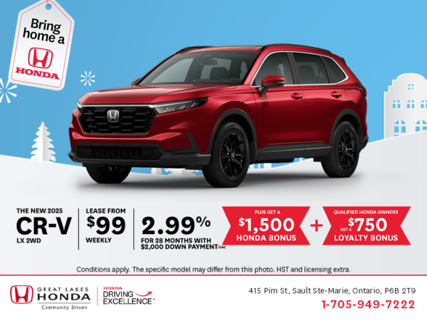 Get the 2025 Honda CR-V!