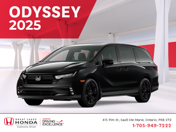 Procurez-vous le Honda Odyssey 2025 !