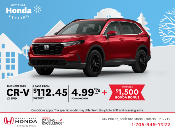 Get the 2025 Honda CR-V!