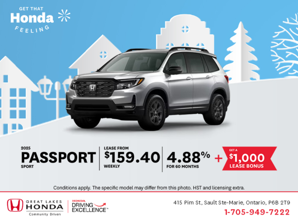 Get the 2025 Honda Passport!