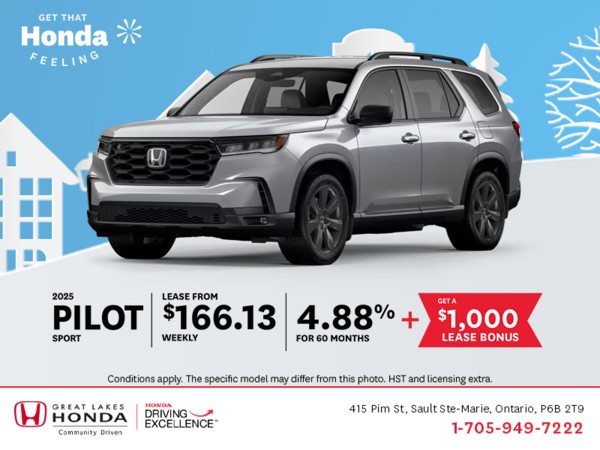 Get the 2025 Honda Pilot