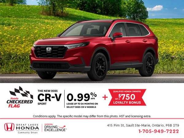 Get the 2025 Honda CR-V!