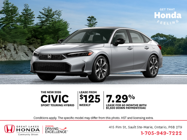 Get the 2026 Honda Civic Hybrid!
