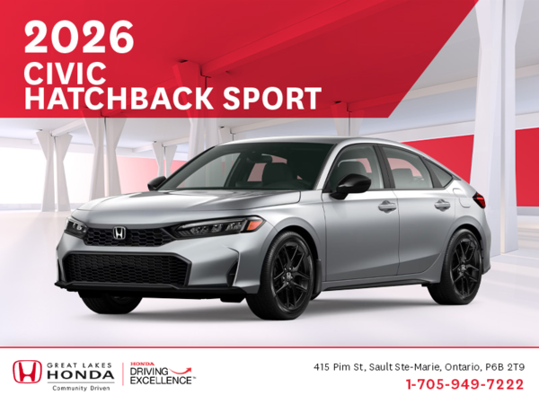 Get the 2026 Honda Civic Sedan!