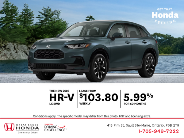 Get the 2026 Honda HR-V