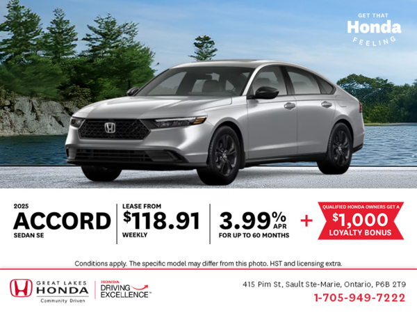 Get the 2025 Honda Accord!