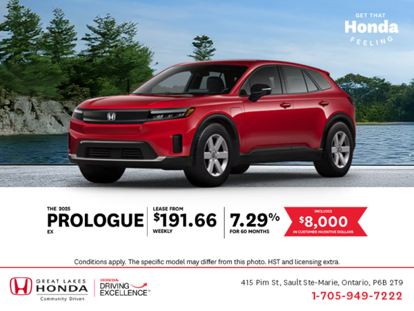 Get the 2025 Honda Prologue!