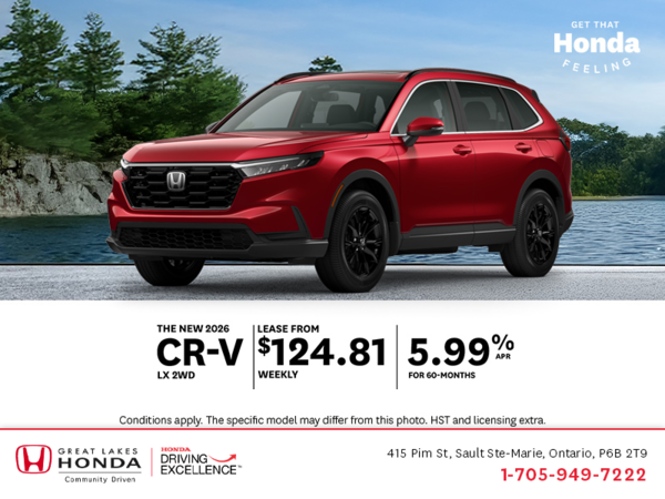 Get the 2026 Honda CR-V!