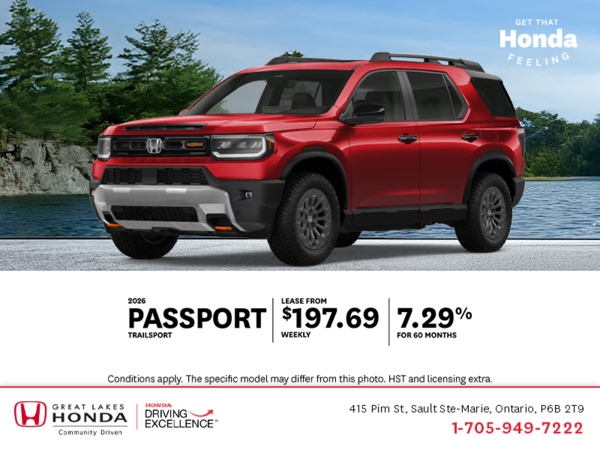 Get the 2026 Honda Passport!