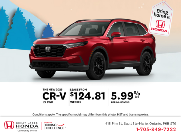 Get the 2026 Honda CR-V!