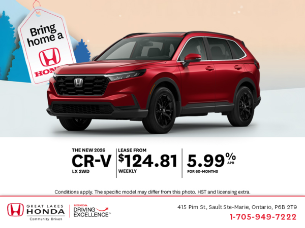Get the 2026 Honda CR-V!