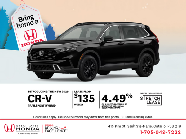 Get the 2026 Honda CR-V hybrid!