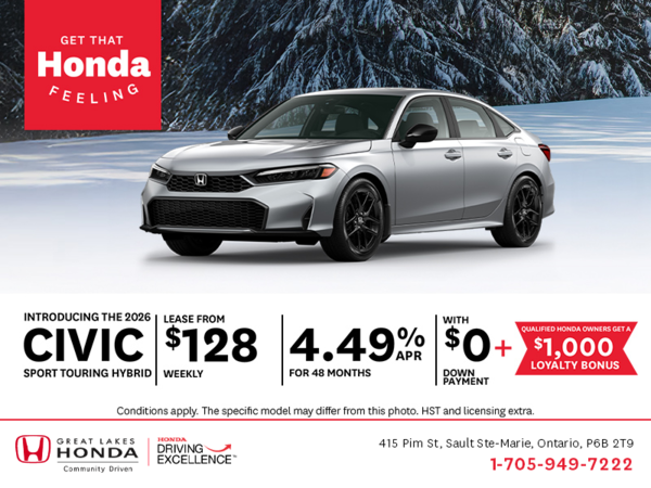Get the 2026 Honda Civic Hybrid!