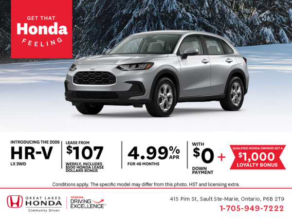 Get the 2026 Honda HR-V