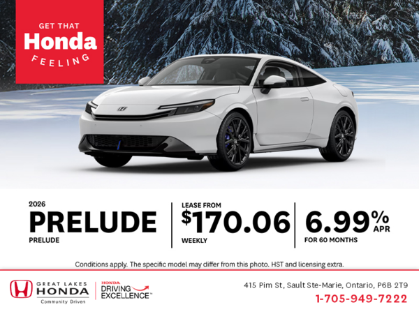Get the 2026 Honda Prelude!