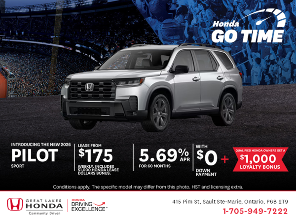 Get the 2026 Honda Pilot