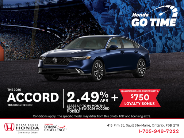 Get the 2026 Honda Accord!