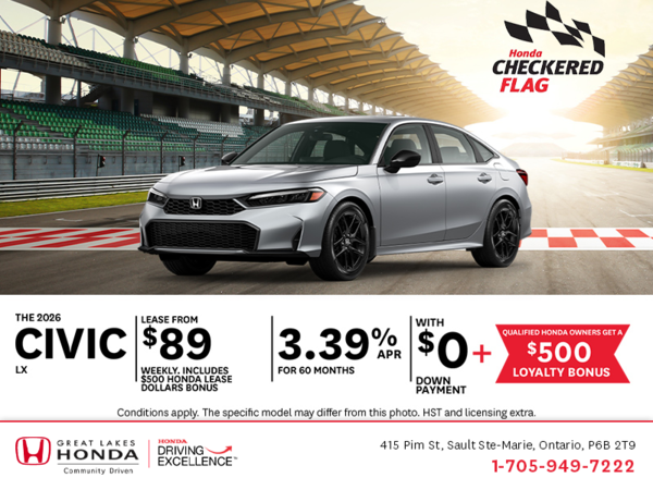 Get the 2026 Honda Civic!