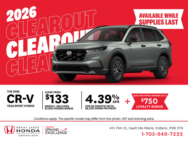 Get the 2026 Honda CR-V hybrid!