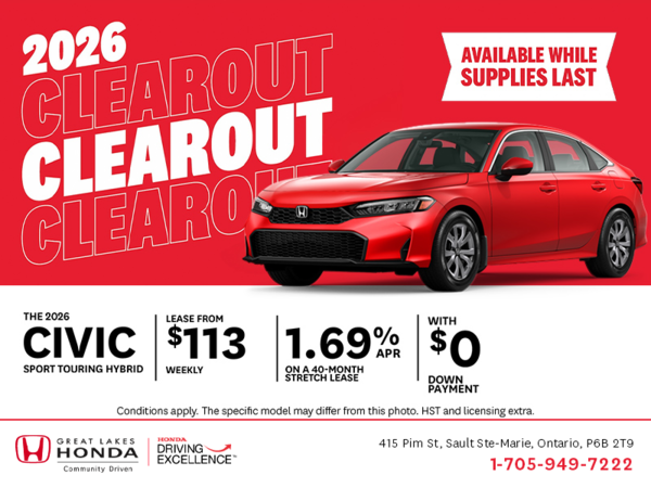 Get the 2026 Honda Civic Hybrid!