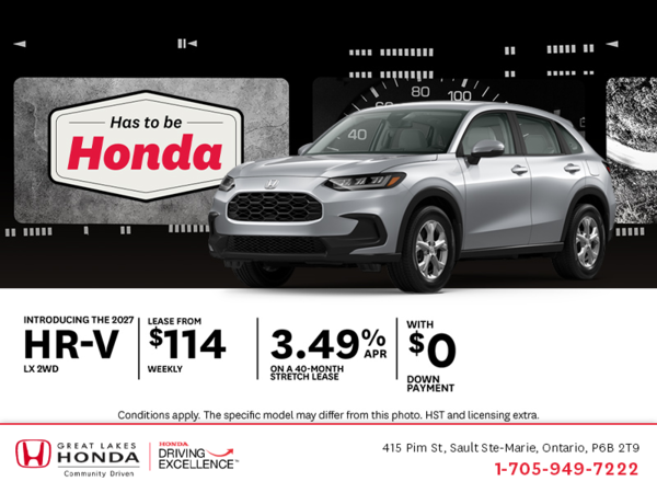 Procurez-vous la Honda HR-V 2027