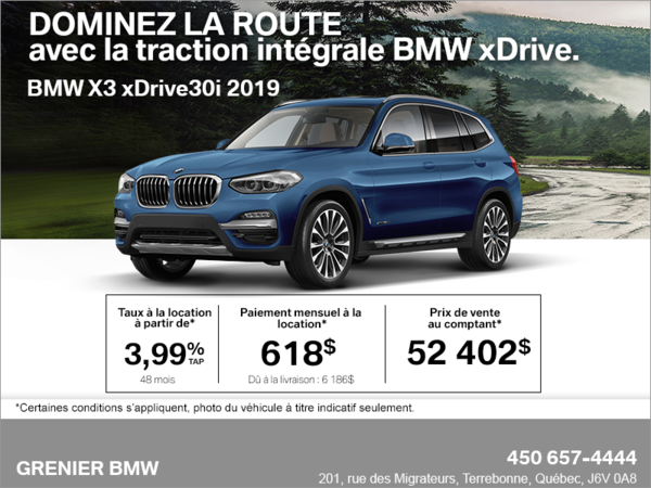 BMW X3 xDrive30i 2019