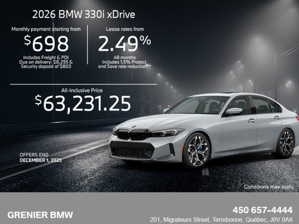 Get the 2026 BMW 3 Series Sedan