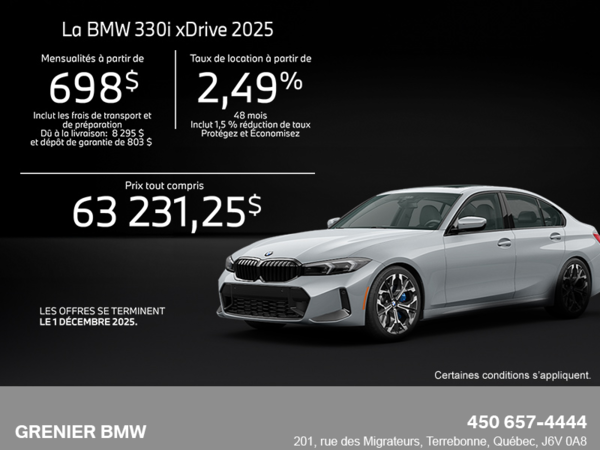 Procurez-vous le Bmw 3 Series Sedan 2026