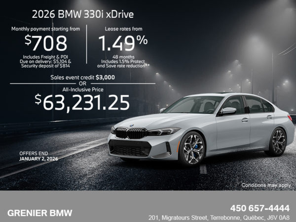 Get the 2026 BMW 3 Series Sedan