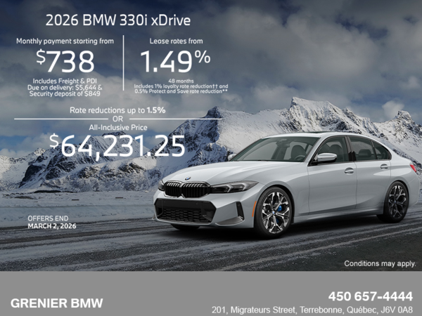 Get the 2026 BMW 3 Series Sedan