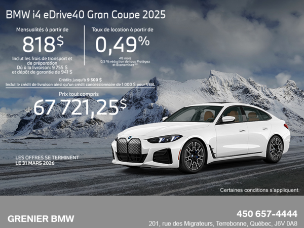 BMW i4 eDrive40 Gran Coupé 2025