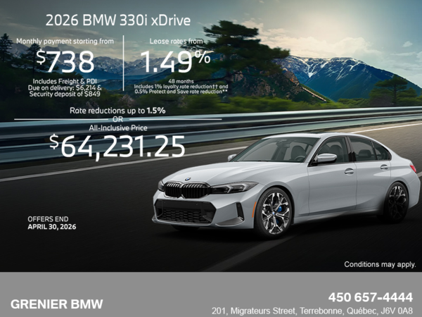 2026 BMW 330i xDrive