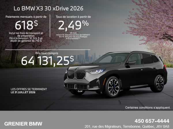 2026 BMW X3