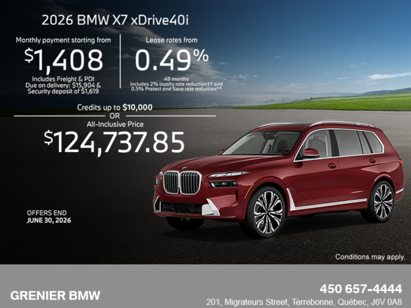 2026 BMW X7
