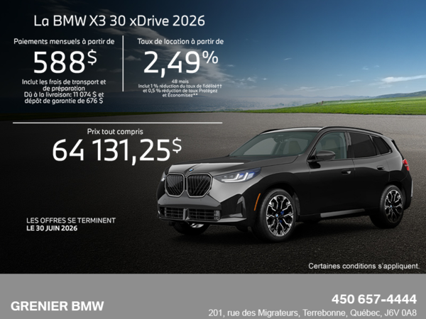 BMW X3 2026