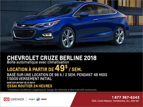 Chevrolet Cruze Berline LT 2018